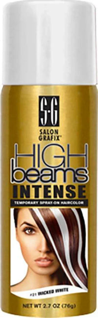 Thumbnail for Salon Grafix High Beams Intense #21 Wicked White - Temporary Hair Color Spray - Elevate Styles