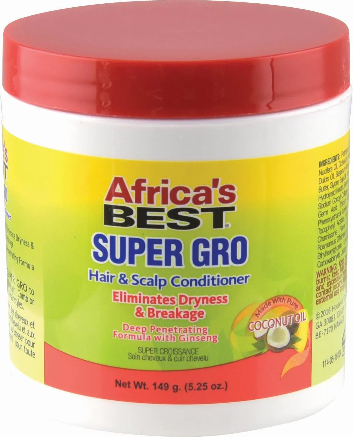 Africas Best Super Gro Hair and Scalp Conditioner 5.25 oz - Elevate Styles