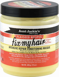 Thumbnail for Aunt Jackie’s Fix My Hair Intensive Repair Conditioning Masque – 15 oz - Elevate Styles