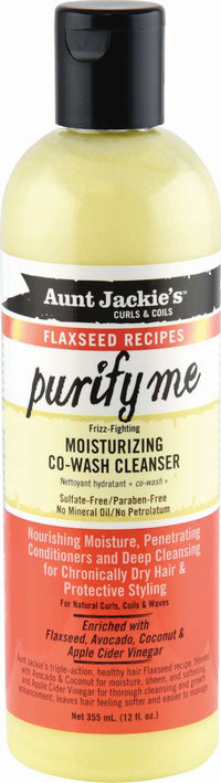 Thumbnail for Aunt Jackie’s Purify Me Moisturizing Co-Wash Cleanser – 12 oz - Elevate Styles