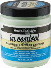 Thumbnail for Aunt Jackie’s In Control “Anti-Poof” Moisturizing & Softening Conditioner – 15 oz - Elevate Styles