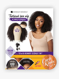 Thumbnail for Sensationnel Curls Kinks & Co Kinky Edges 13x6 Kinky Coily 16