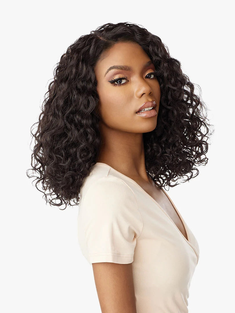 Sensationnel Curls Kinks & Co Kinky Edges 13x6 Kinky Natural Wave 14" Lace Front Wig KE136KNW14 - Elevate Styles