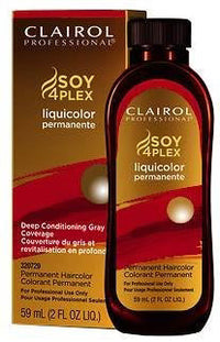 Thumbnail for Clairol Professional Soy4Plex Permanent Liquid Color 4RV Medium Red Blonde – 2 fl oz - Elevate Styles