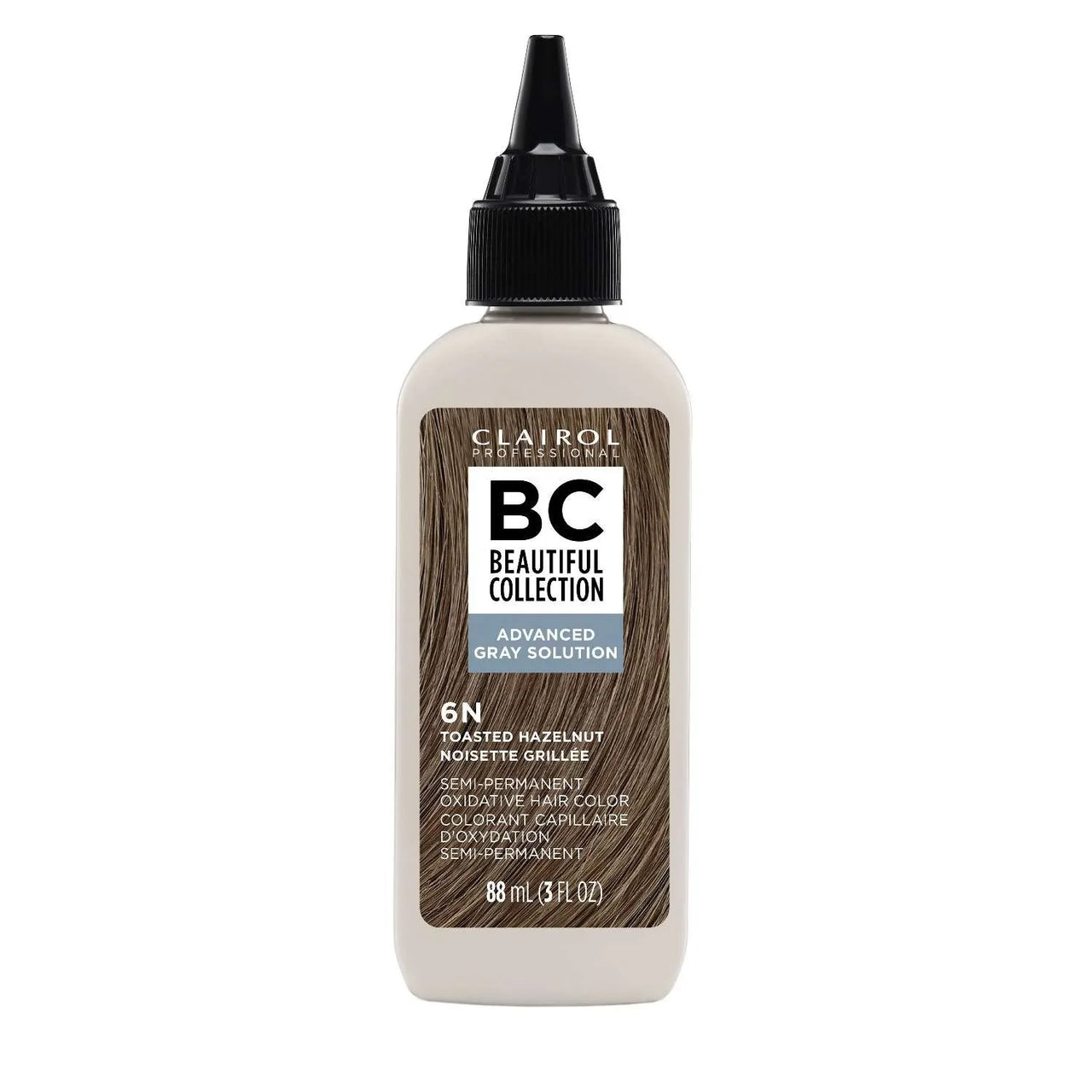 Clairol Beautiful Collection Advanced Gray Solution 6N Toasted Hazelnut - Elevate Styles