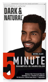 Thumbnail for SoftSheen-Carson Dark & Natural 5 Minute Shampoo-In Hair Color – Natural Black 32 N