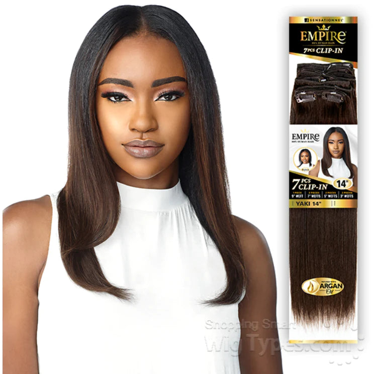 Sensationnel Empire Yaki 7 Pieces Clip In 14" YAKI - Elevate Styles