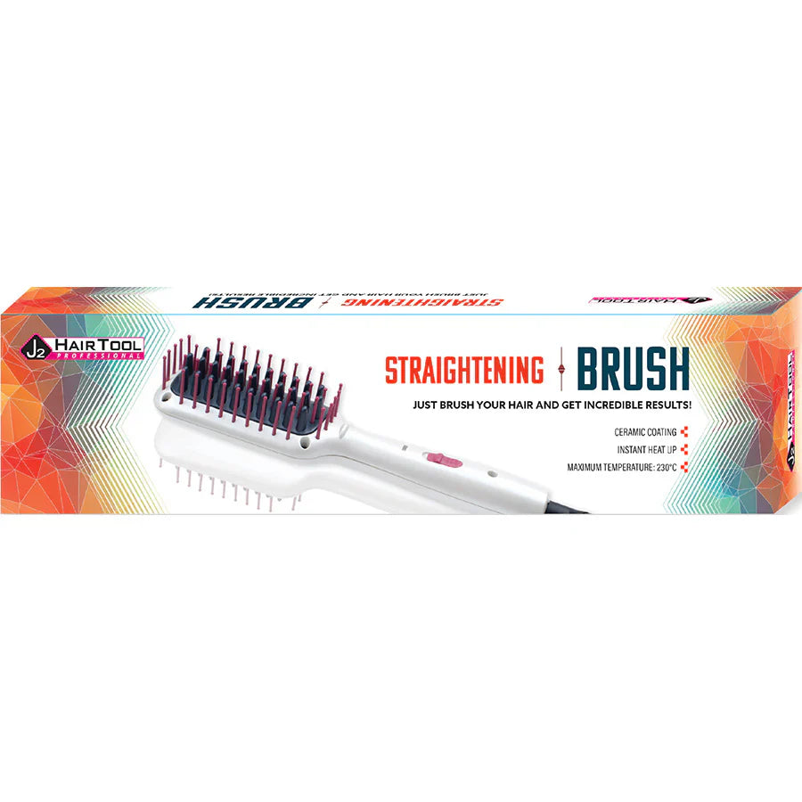 J2 Hair Tool Professional Straightening Brush - Elevate Styles