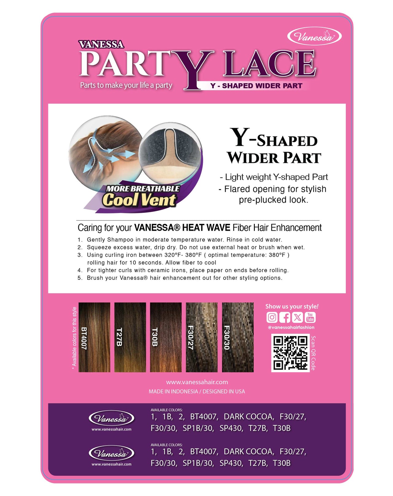Vanessa Party Lace Y-Shaped Wider Lace Part Wig DY Melly - Elevate Styles