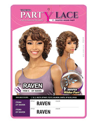 Thumbnail for Vanessa Party Lace Y-Part Wig Raven - Elevate Styles