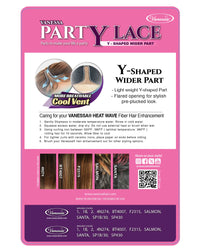 Thumbnail for Vanessa Party Lace Y-Part Wig Raven - Elevate Styles