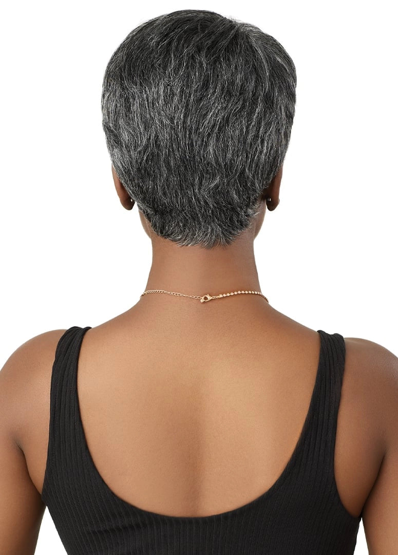 Outre Fab&Fly™ Gray Glamour 100% Unprocessed Human Hair Wig HH Arlette QHFGARL - Elevate Styles