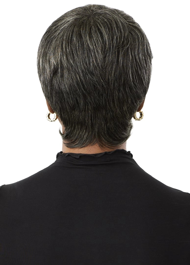 Outre Fab&Fly™ Gray Glamour 100% Unprocessed Human Hair Wig HH-CELIA QHFGCEL - Elevate Styles