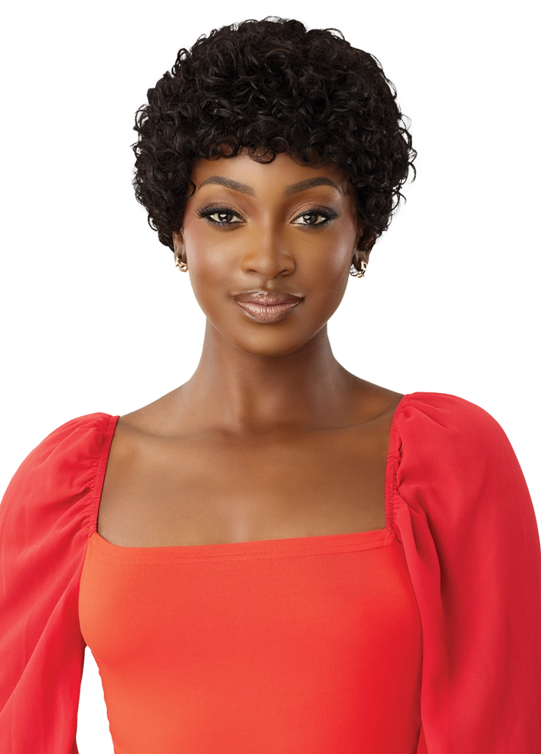 Outre Fab&Fly™ Gray Glamour 100% Unprocessed Human Hair Wig HH Bernice QHFBER - Elevate Styles