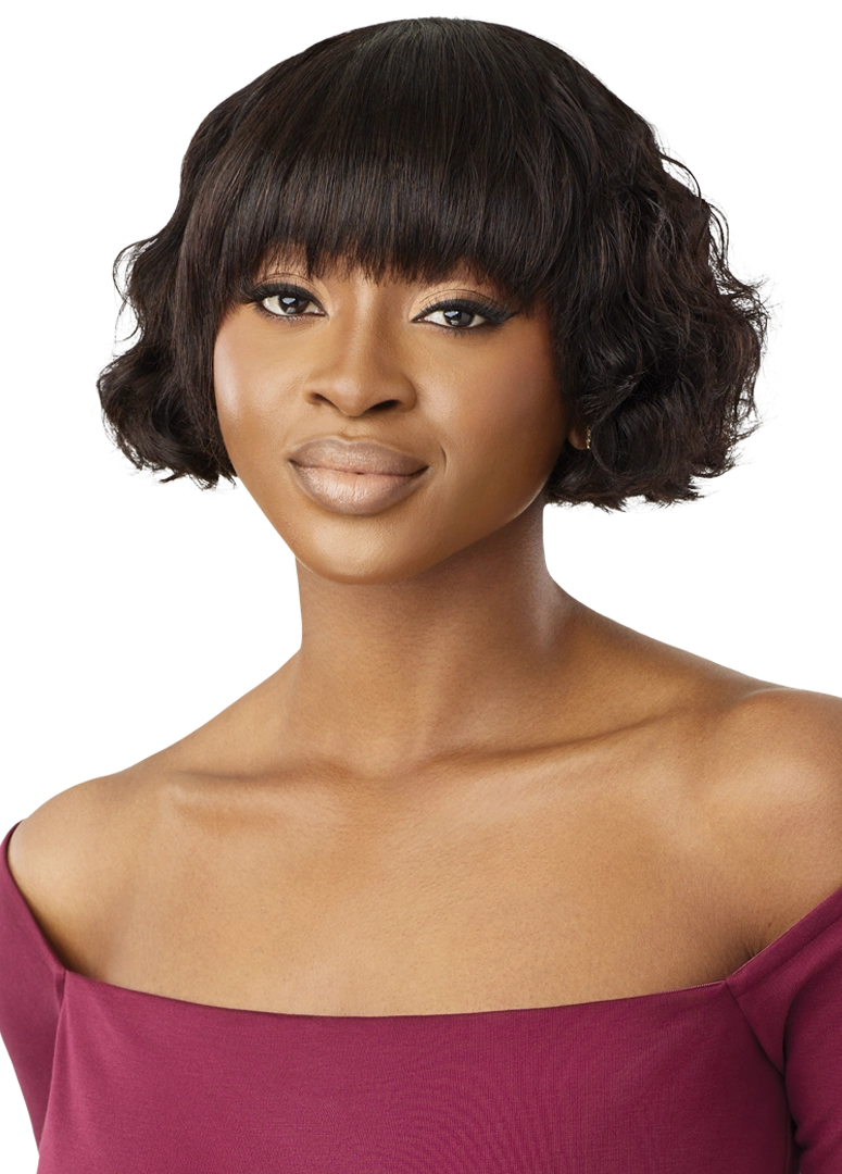 Outre Fab&Fly™ Gray Glamour 100% Unprocessed Human Hair Wig HH LAVINA QHFLAV - Elevate Styles