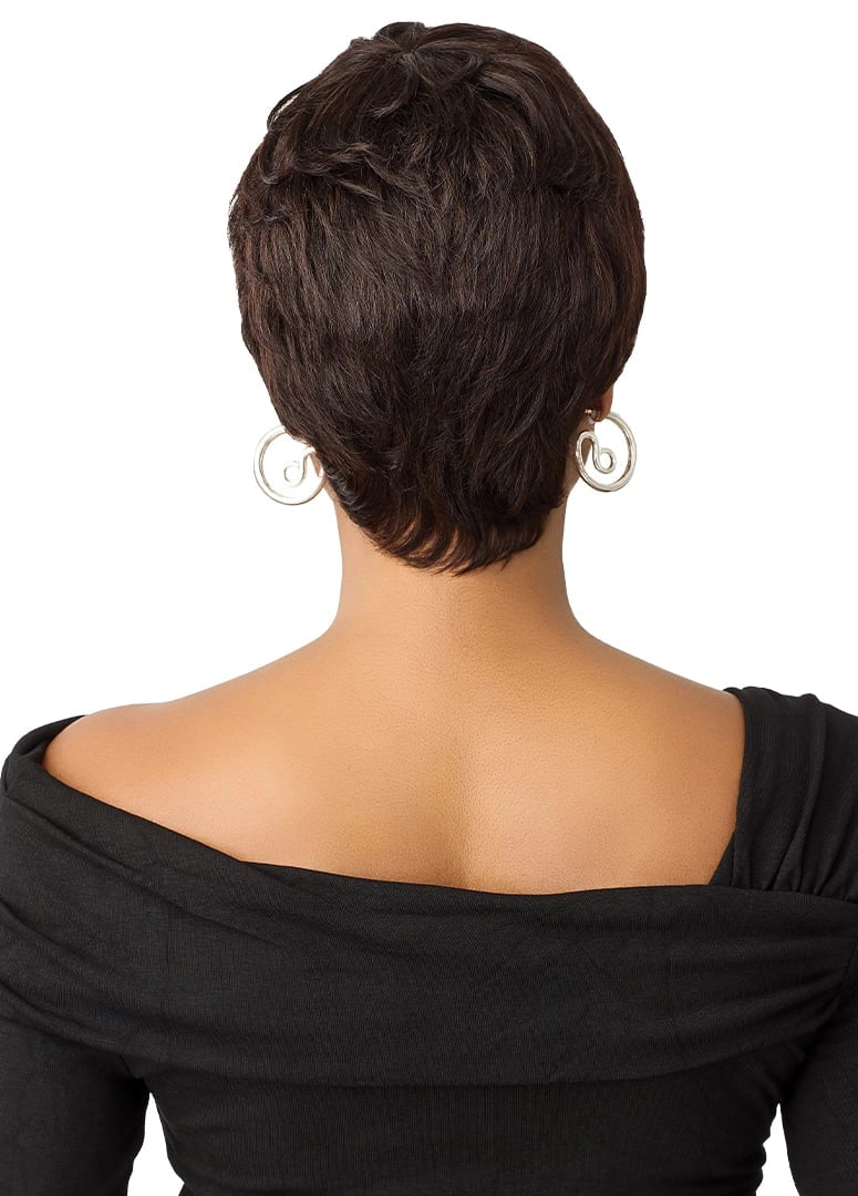 Outre Fab&Fly™ Gray Glamour 100% Unprocessed Human Hair Wig HH Aela QHFAEL - Elevate Styles