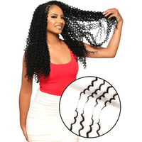Thumbnail for Beauty Elements Dominican Feather Line Invisible Crochet Hair – Water Curl 18