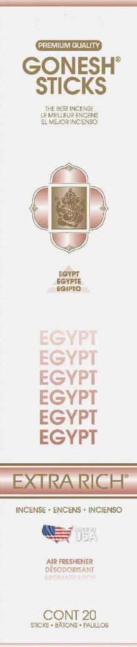 Thumbnail for Gonesh Sticks Incense Extra Rich Egypt 20 Sticks - Elevate Styles