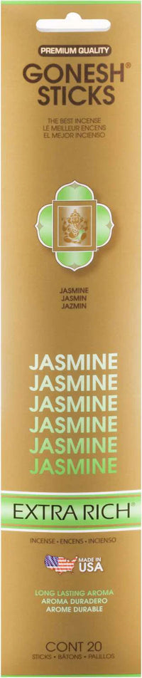 Thumbnail for Gonesh Sticks Incense Extra Rich Jasmine 20 Sticks - Elevate Styles