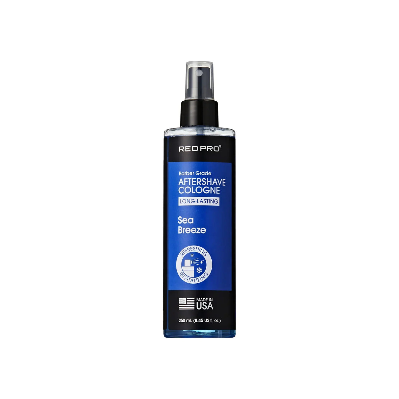 RedPro Barber Grade Aftershave Cologne Sea Breeze 250 mL - Elevate Styles