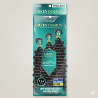 Thumbnail for Green Diamond 13A Deep Wave 100% Unprocessed Virgin Remy 3-Bundle Pack (10