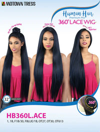 Thumbnail for Motown Tress Human Hair Premium Mix 360 Lace Wig HB360L.ACE - Elevate Styles