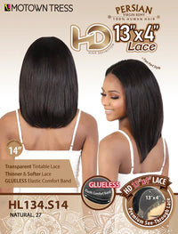 Thumbnail for Motown Tress HL134.S14 Persian Virgin Remy 13x4 HD Lace Wig Color Natural - Elevate Styles