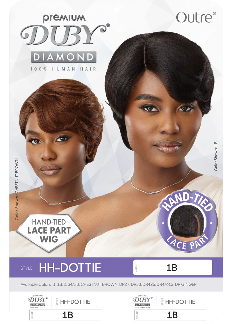 Outre Duby Diamond 100% Human Hair 4" Lace Part Lace Front Wig HH Dottie - Elevate Styles