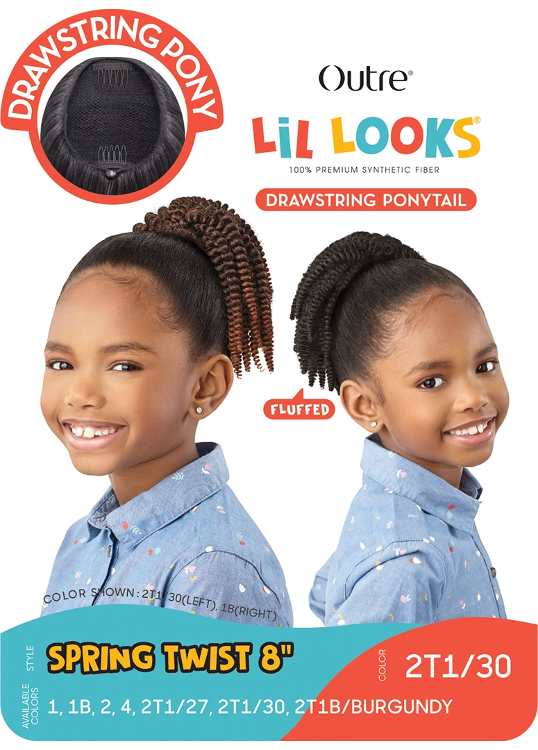 Outre Lil Looks Drawstring Pony Spring Twist 8 - Elevate Styles