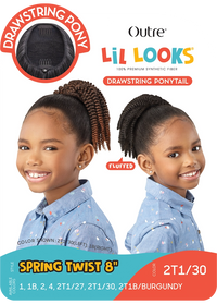Thumbnail for Outre Lil Looks Drawstring Pony Spring Twist 8 - Elevate Styles