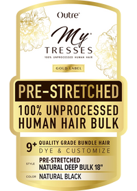 Thumbnail for Outre Mytresses Gold 100% Unprocessed Human Hair Pre-Stretched Human Hair Deep Bulk 18