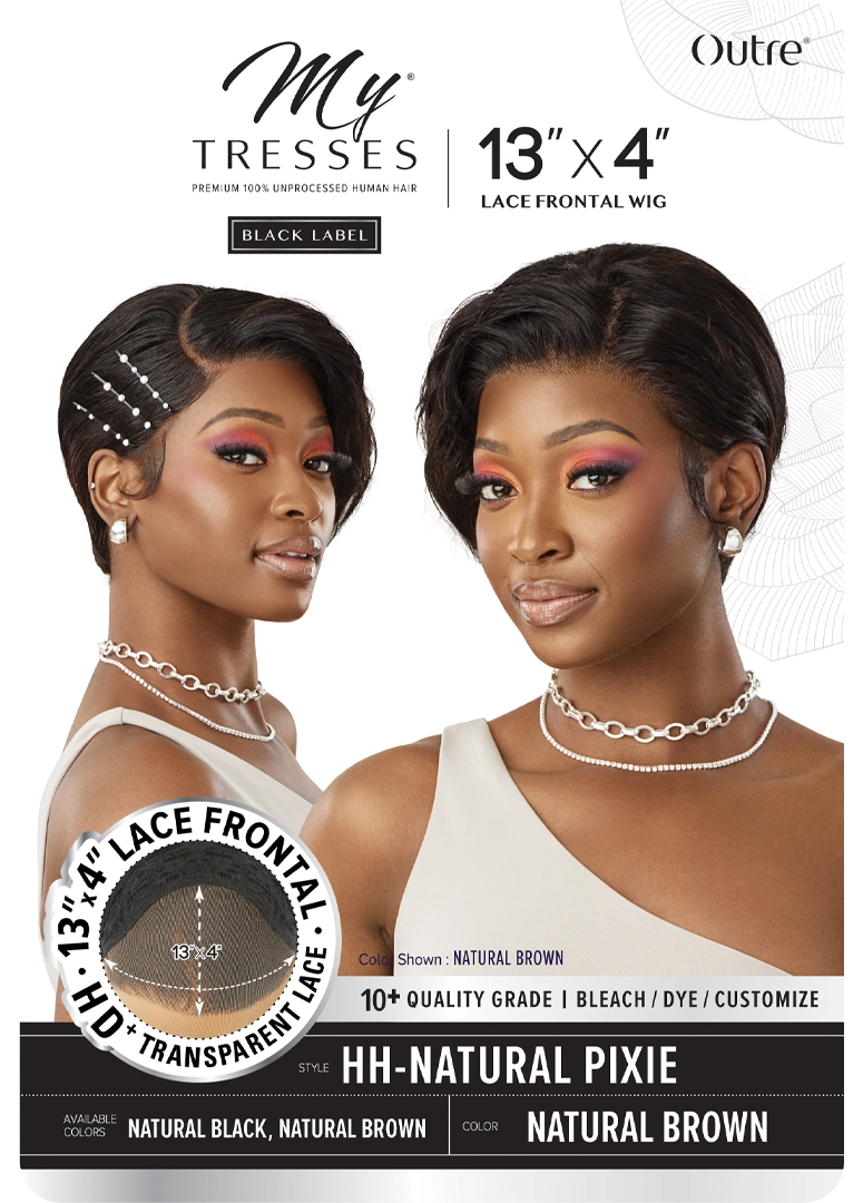 Outre MyTresses Black Label 13"x4" Lace Front Wig HH Virgin Natural Pixie - Elevate Styles