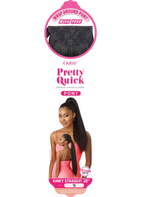 Thumbnail for Outre Pretty Quick™ Wrap Pony Kinky Straight 28