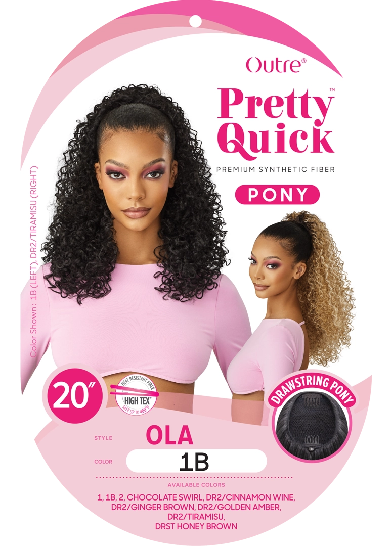 Outre Pretty Quick Pony Ponytail Ola - Elevate Styles
