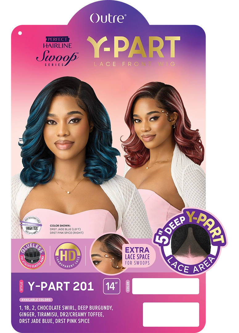 Outre Perfect Hairline Swoop Series Y-Part Frontal Lace Front Wig Y-Part 201 QLPHLSSYP201 - Elevate Styles