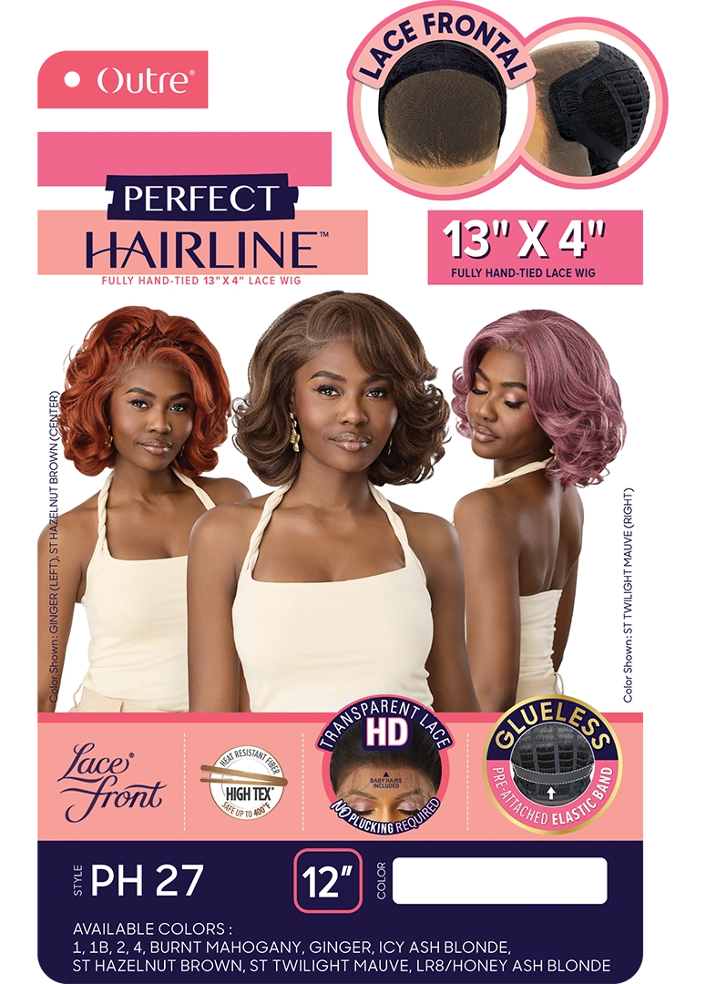 Outre Perfect Hairline Fully Hand-Tied 360 Frontal 13x4 HD Lace Front Wig - PH 27