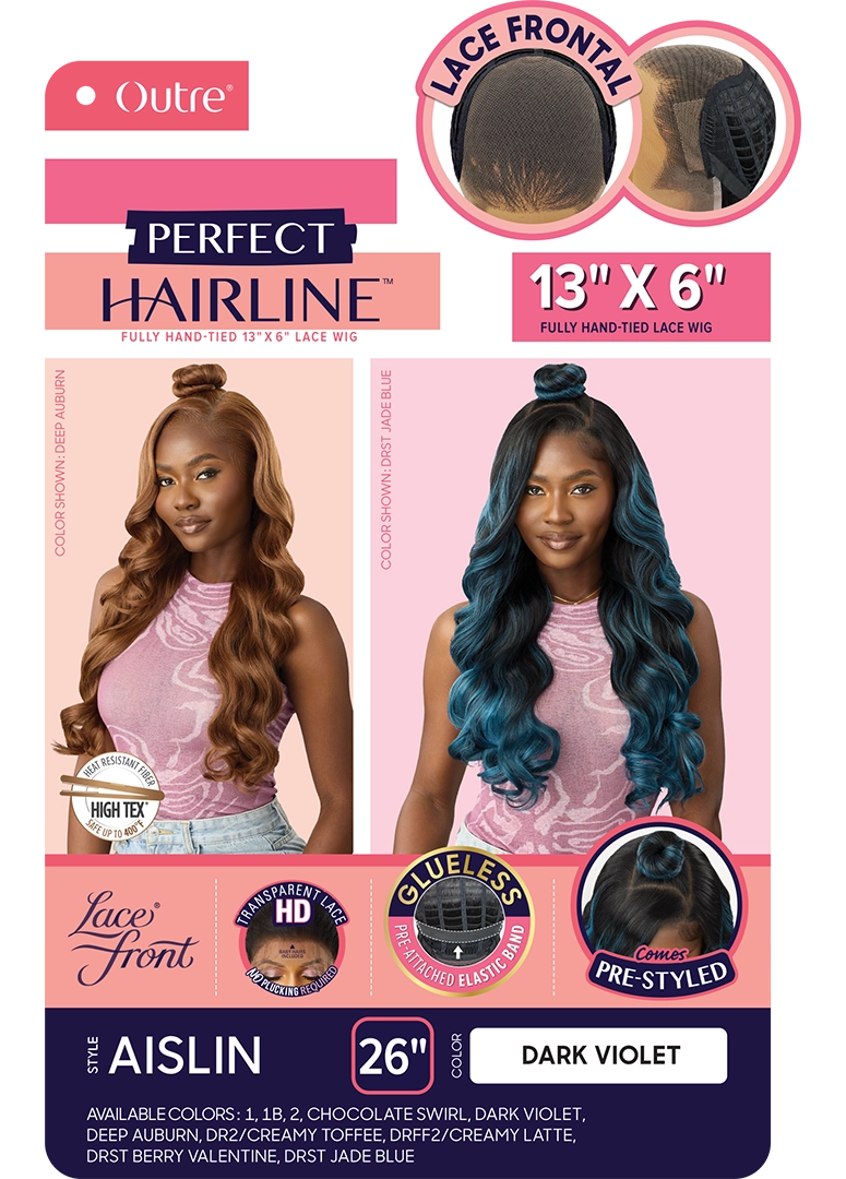 Outre Perfect Hairline 360 Frontal Lace 13"x 6" HD Transparent Lace Front Wig Aislin QLPHLAIS - Elevate Styles