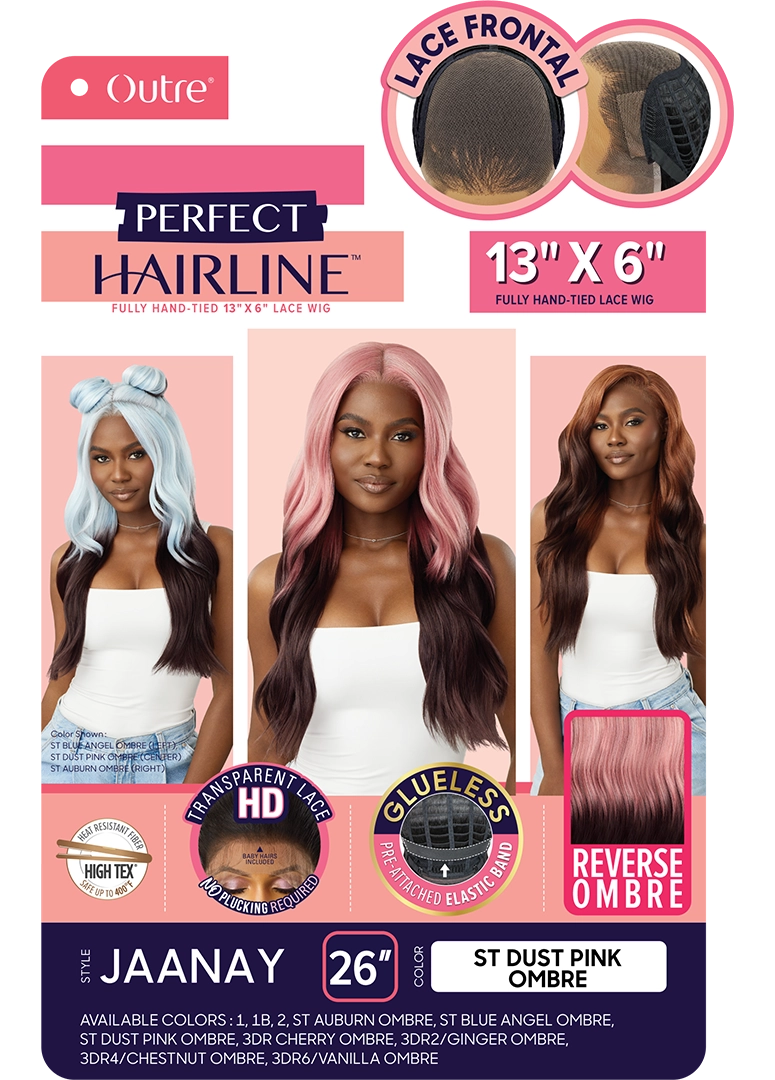 Outre Perfect Hairline 360 Frontal Lace 13"x 6" HD Transparent Lace Front Wig Jaanay QLPHLJAA - Elevate Styles
