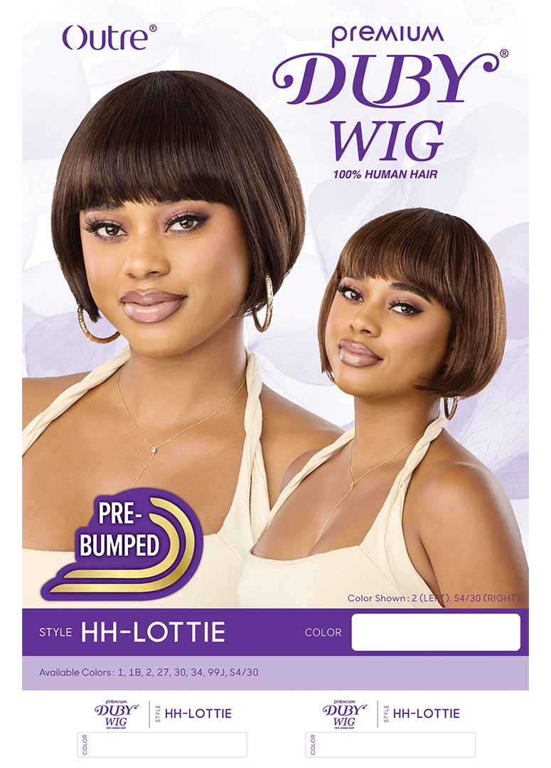 Outre Premium Duby 100% Human Hair Wig HH Lottie DWHLOT