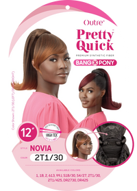 Thumbnail for Outre Premium Synthetic Pretty Quick Bang X Pony - Novia - Elevate Styles