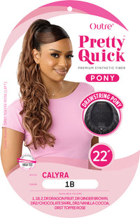 Thumbnail for Outre Premium Synthetic Pretty Quick Ponytail Calyra PQDPCAY - Elevate Styles