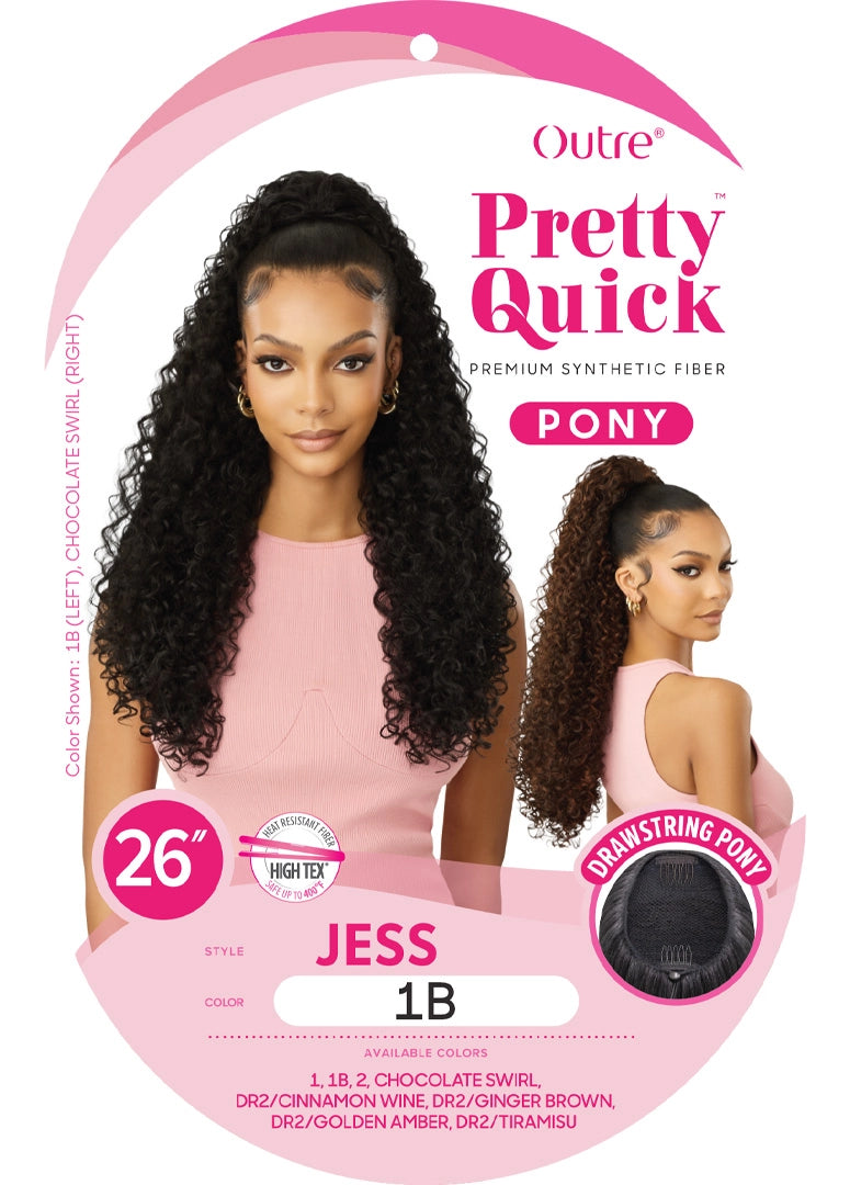 Outre Pretty Quick Pony Ponytail Jess - Elevate Styles