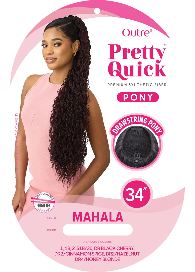 Outre Premium Synthetic Pretty Quick Ponytail Mahala PQDPMHL - Elevate Styles