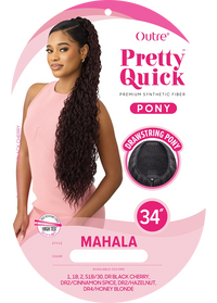 Thumbnail for Outre Premium Synthetic Pretty Quick Ponytail Mahala PQDPMHL - Elevate Styles