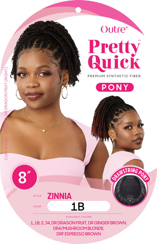 Outre Premium Synthetic Pretty Quick Ponytail Zinnia PQDPZIN - Elevate Styles