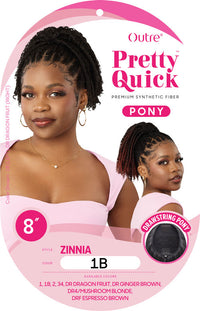 Thumbnail for Outre Premium Synthetic Pretty Quick Ponytail Zinnia PQDPZIN - Elevate Styles