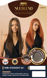 Thumbnail for Outre Perfect Hairline NueBlend – 13x6 Lace Frontal HHB-Straight 26