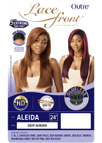 Thumbnail for Outre Synthetic Glueless HD Transparent Lace Front Wig Aleida QLALE - Elevate Styles