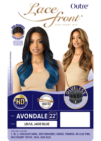 Thumbnail for Outre Synthetic Glueless HD Transparent Lace Front Wig Avondale QLAVO - Elevate Styles