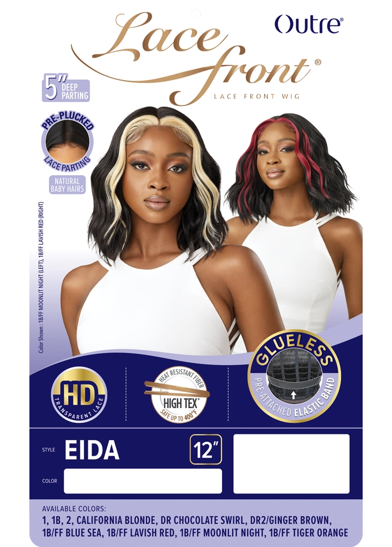 Outre HD Transparent Lace Pre-Plucked 5" Deep Part Lace Front Wig Eida - Elevate Styles